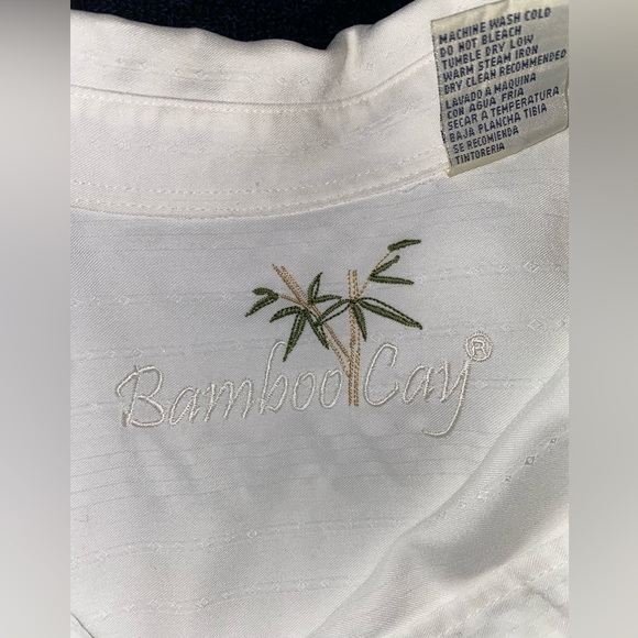 Premium Bamboo Art Embroidered Shirt size Medium Men’s - Picture 2 of 6